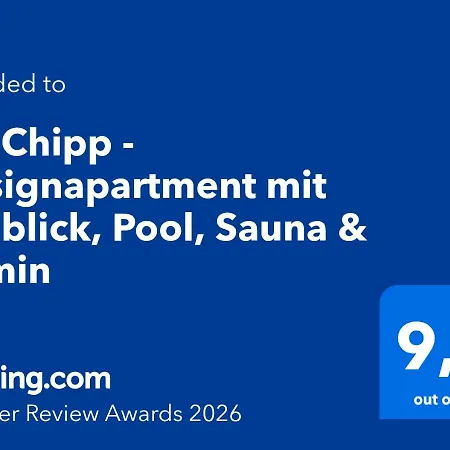 Thechipp - Designapartment Mit Seeblick, Pool, Sauna & Kamin Apartment *