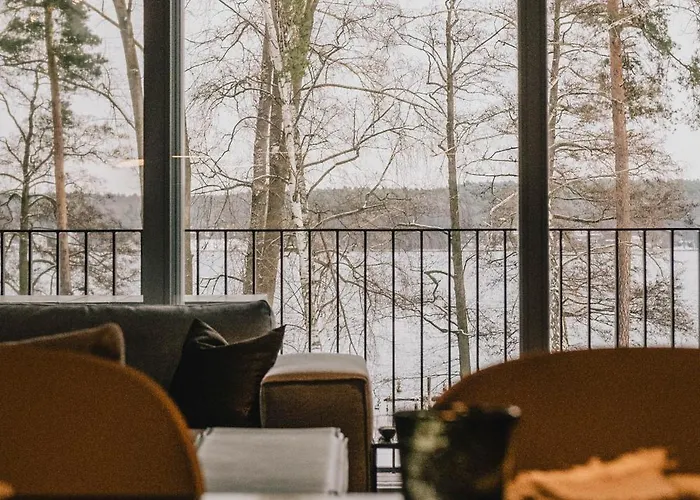 Thechipp - Designapartment Mit Seeblick, Pool, Sauna & Kamin * Bad Saarow